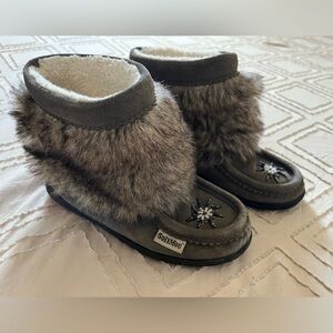 COPY - Girls Softmoc Fur Lined Boots